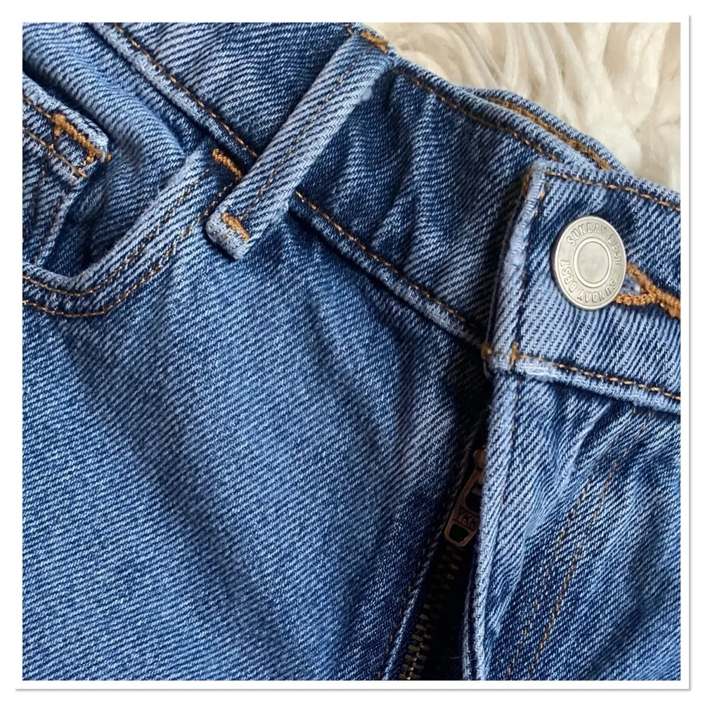 Aritzia Sunday Best Matilda Jean Shorts Blue Size 00